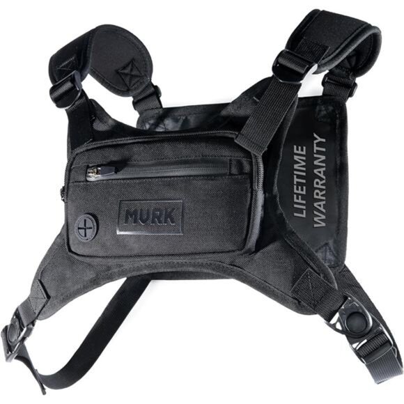 Water Resistant Running Chest Pack Lightweight Vest Phone Holder Extra Storage